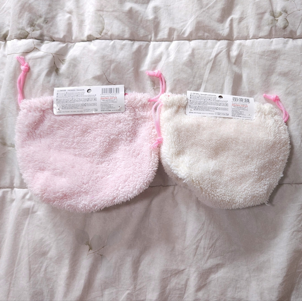 Plush Pouch Drawstring Bags - Picture 2 of 3